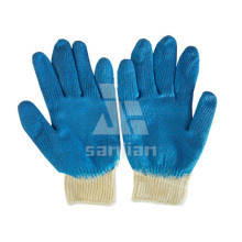 Latex Handschuh mit Baumwollmaterial Innenseite